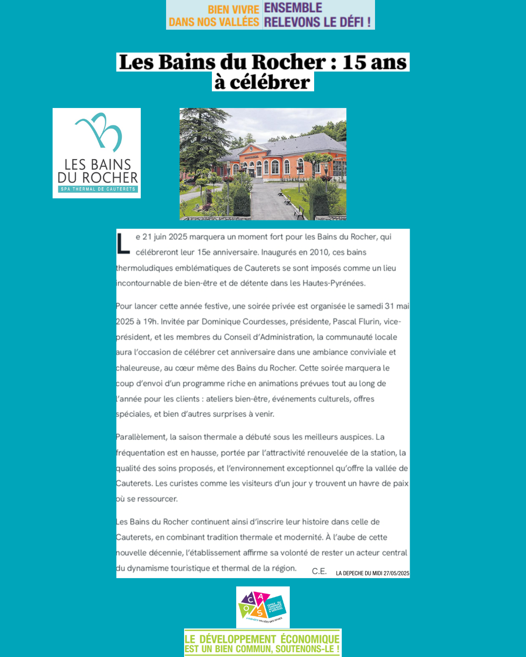 article presse les bains du rocher 27052025